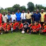 Vauniya League Final Match with FFSL President Ranjith Rodrigo 14 Jan 2014
